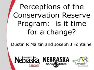 Perceptions of the Conservation Reserve Program: is it time for a change?