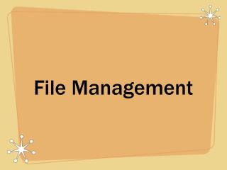 File Management