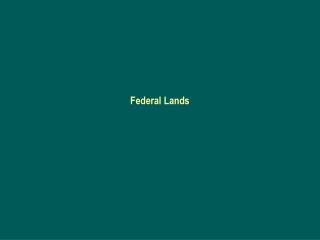 Federal Lands