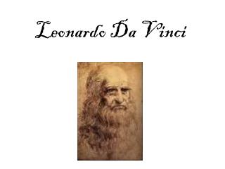 Leonardo Da Vinci