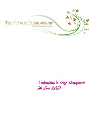Valentine’s Day Bouquets 14 Feb 2012