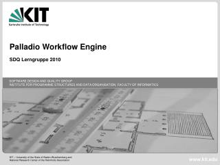 Palladio Workflow Engine