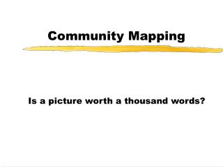 Community Mapping