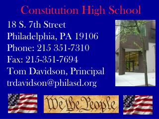 Constitution High School