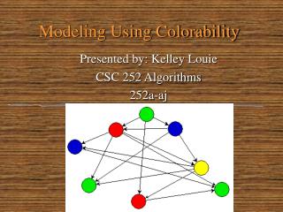 Modeling Using Colorability