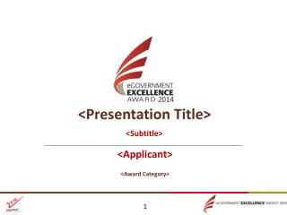 &lt;Presentation Title&gt;
