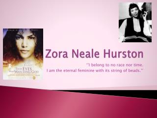 Zora Neale Hurston