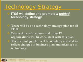 Technology Strategy