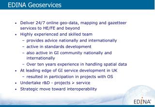 EDINA Geoservices