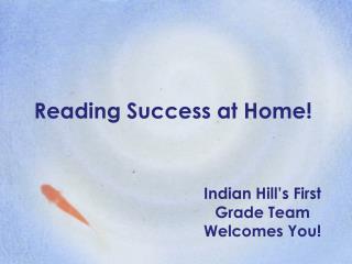 Reading Success at Home!