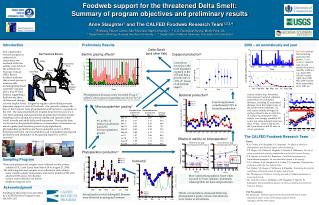 Foodweb support for the threatened Delta Smelt: