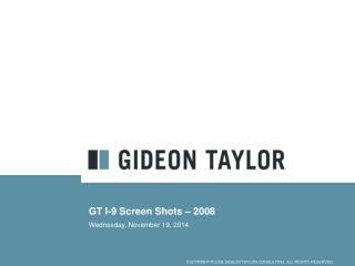 GT I-9 Screen Shots – 2008