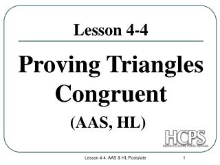 Lesson 4-4