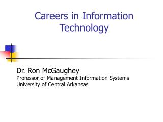 Careers in Information Technology