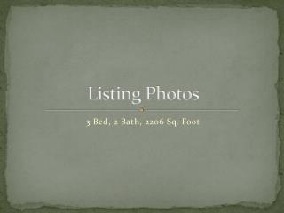 Listing Photos