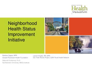 Neighborhood Health Status Improvement Initiative