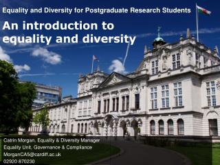 Equality and Diversity for Postgraduate Research Students