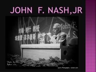 J ohn F . Nash,Jr