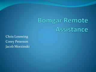 Bomgar Remote Assistance