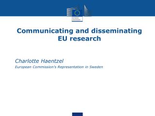Communicating and disseminating EU research
