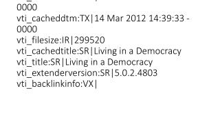 2. Living in a Democracy revision ku