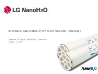 Commercial Acceleration of New Water Treatment Technology
