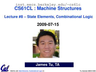 James Tu, TA