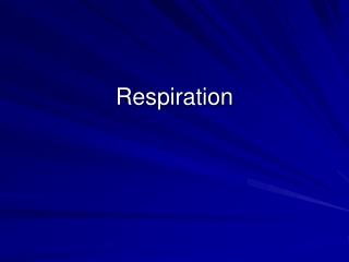 Respiration