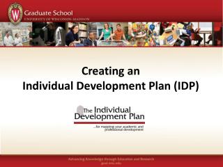 Creating an Individual Development Plan (IDP )