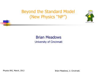 Beyond the Standard Model (New Physics “NP”)