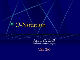 O -Notation