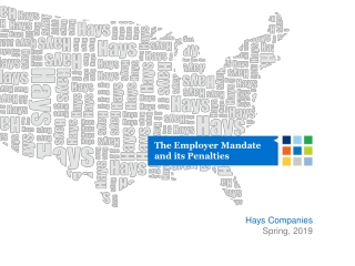 The Employer Mandate and its Penalties