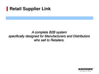 Retail Supplier Link