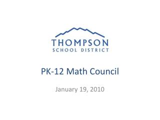 PK-12 Math Council