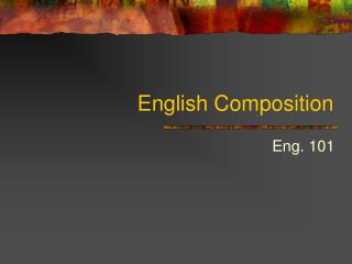 English Composition