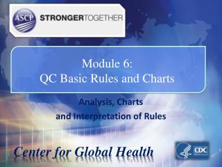 Module 6: QC Basic Rules and Charts