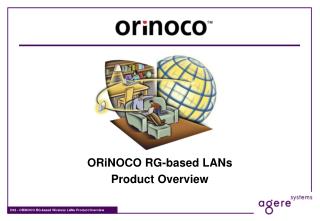 ORiNOCO RG-based LANs Product Overview
