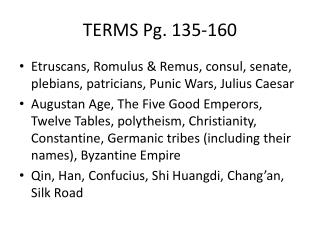 TERMS Pg. 135-160