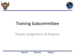 Training Subcommittee