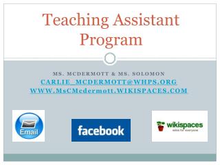 Teaching Assistant Program