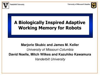 A Biologically Inspired Adaptive Working Memory for Robots