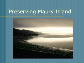 Preserving Maury Island