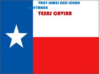 Troy James and Jonah Hoffmann TEXAS CAVIAR