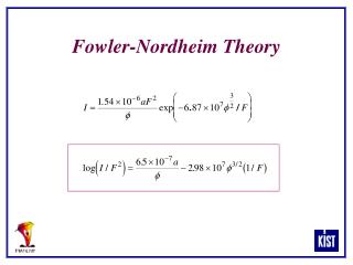 Fowler-Nordheim Theory