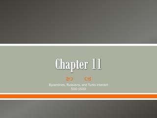 Chapter 11