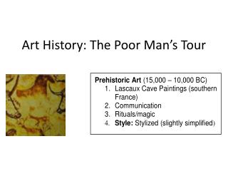 Art History: The Poor Man’s Tour