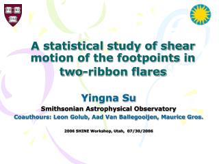 A statistical study of shear motion of the footpoints in two-ribbon flares