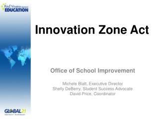 Innovation Zone Act