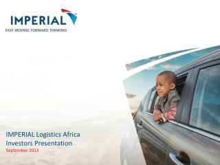 IMPERIAL Logistics Africa Investors Presentation