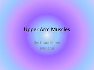 Upper Arm Muscles